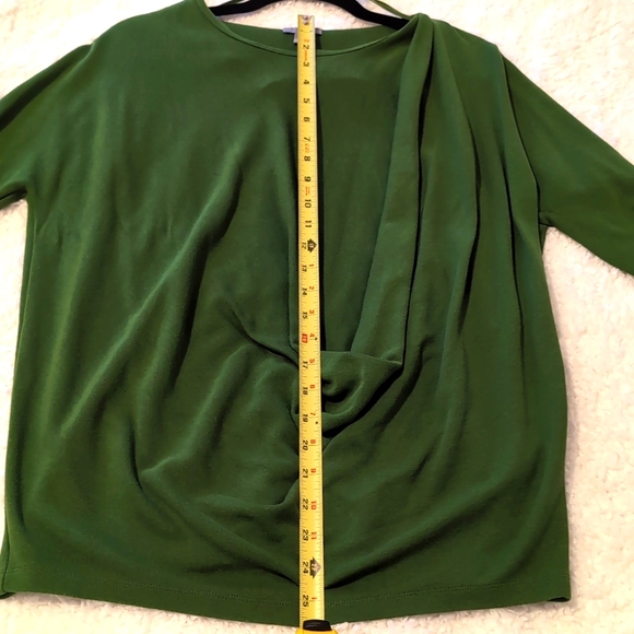 COS Dark Green Oversized Top in Women's size Small - Picture 9 of 10